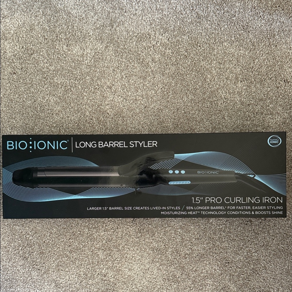 Bio Ionic Black Long Barrel Styler